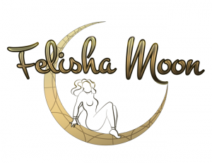 Felisha Moon Logo - White